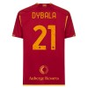 Maillot de Supporter AS Roma Dybala 21 Domicile 2023-24 Pour Homme